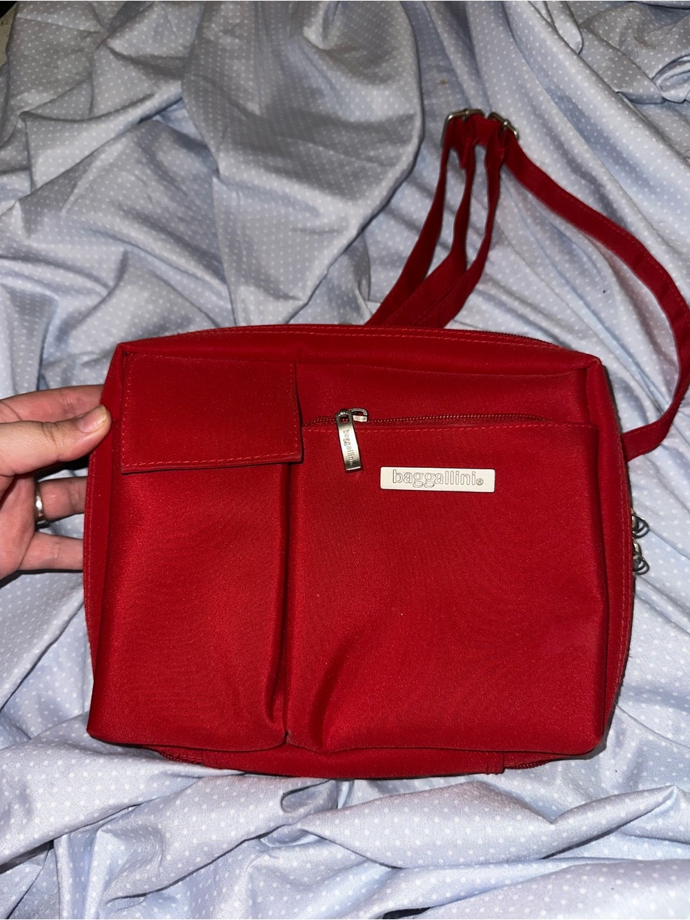 Baggallini red purse excellent condition